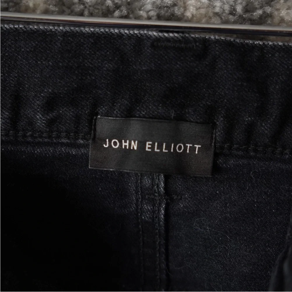 John Elliott Mens Size 31 The Cast 2 Carbon Black Slim Tapered Jeans Japan Made